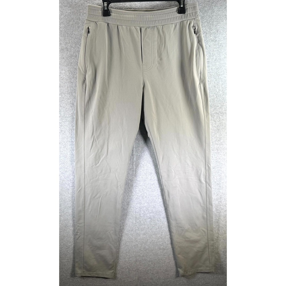 Public Rec Daymaker Sweatpants Men's 34/36 Gray Stretch Pockets Drawstring Waist